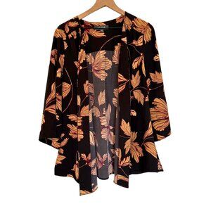 ModCloth Open Front Floral Kimono Cardigan – L/XL